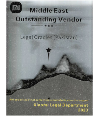 Middle East Outstanding Vendor